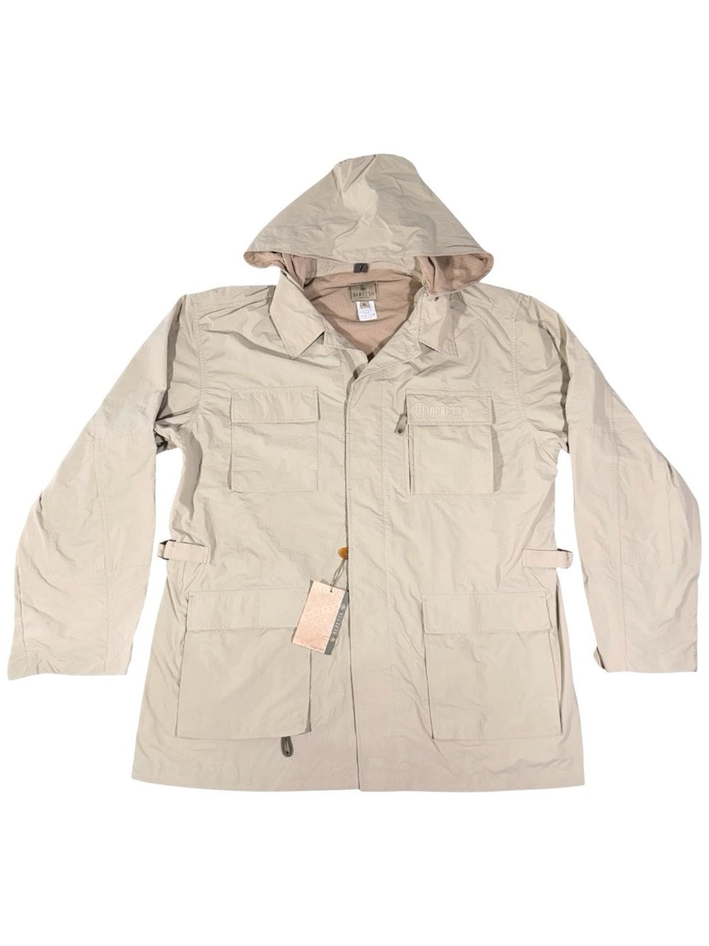 New Beretta Men’s Quick Dry Utility Field Jacket Size XL Tan